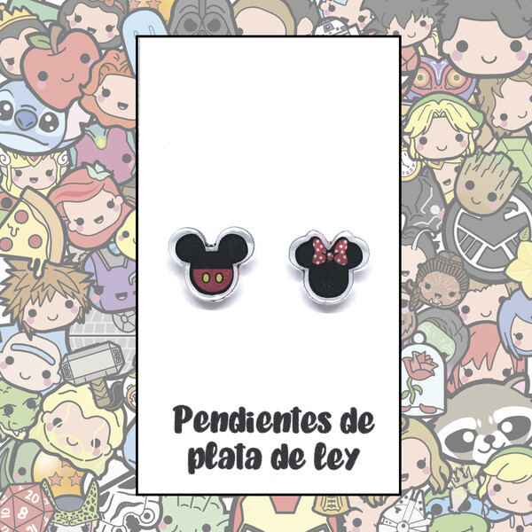 PENDIENTES - Disney (Mickey y Minnie)