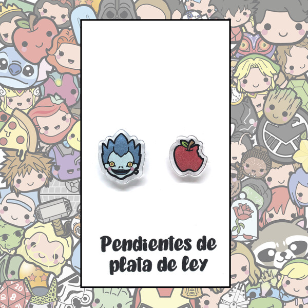 PENDIENTES - Death Note (Ryuk y Manzana)