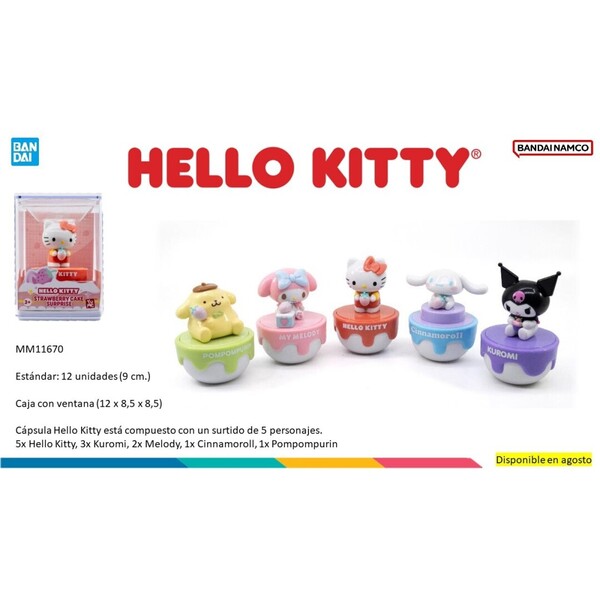 HELLO KITTY SANRIO- CÁPSULA FIGURA