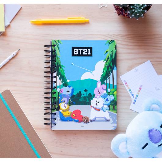 BT21 - A5 lined cover notebook