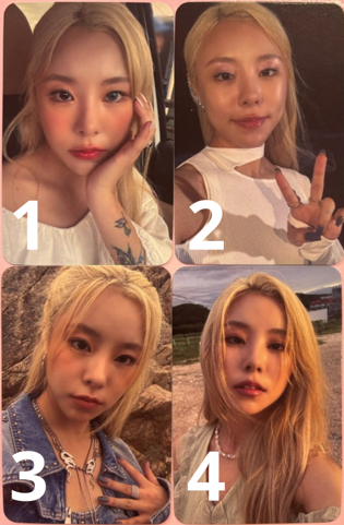 [MAMAMOO] WHEE IN - PHOTOCARD OFICIAL - IN THE MOOD APPLE MUSIC LUCKYDRAW