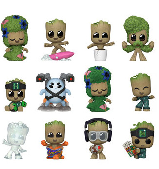 Yo soy Groot Mystery Minis Minifiguras 5 cm Expositor