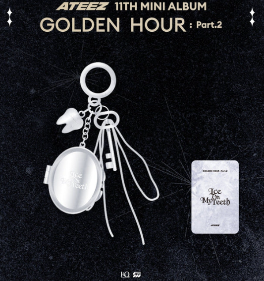 ATEEZ - GOLDEN HOUR : PART.2 POP UP OFFICIAL MD MIRROR KEYRING- PRE-ORDER