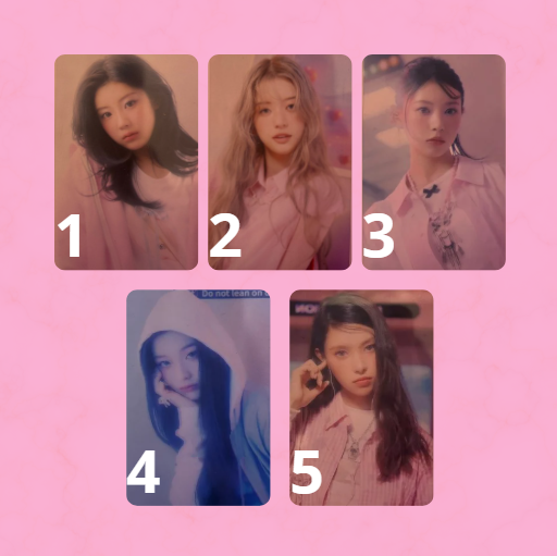 ILLIT - PHOTOCARD OFICIAL - I'LL LIKE YOU APPLE MUSIC POB (TRANSPARENT)