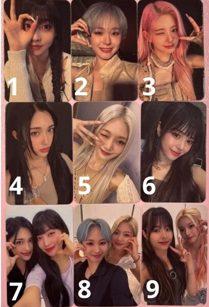 EVERGLOW - PHOTOCARD OFICIAL - ALL MY GIRLS- (APPLE MUSIC LUCKY DRAW)