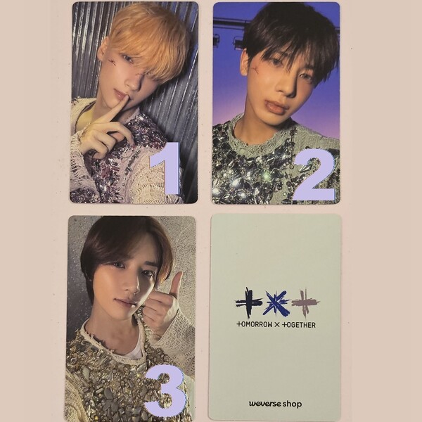 TXT - PHOTOCARD OFICIAL - FREEFALL - WEVERSE SHOP - A