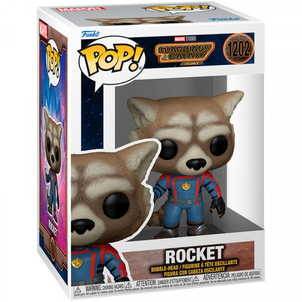 FUNKO POP Marvel Guardianes de la Galaxia 3 Rocket