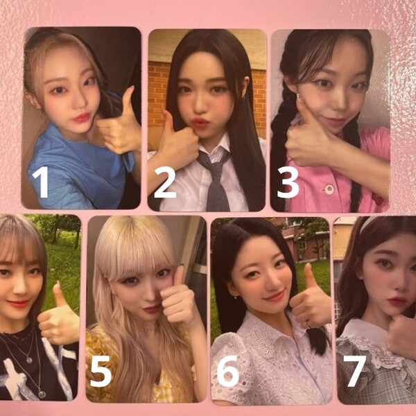 BILLLIE - PHOTOCARD OFICIAL - THE BILLAGE OF PERCETION CHAPTER 2 (LUCKY DRAW 1)