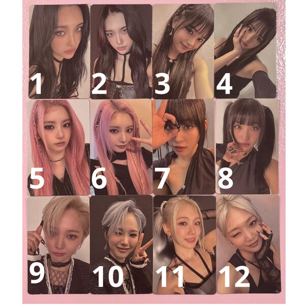 EVERGLOW - PHOTOCARD OFICIAL - ALL MY GIRLS- (INSIDE BLACK VER)