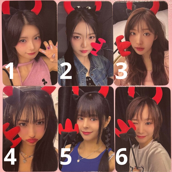 EVERGLOW - PHOTOCARD OFICIAL - ZOMBIE APPLE MUSIC LUCKYDRAW 2