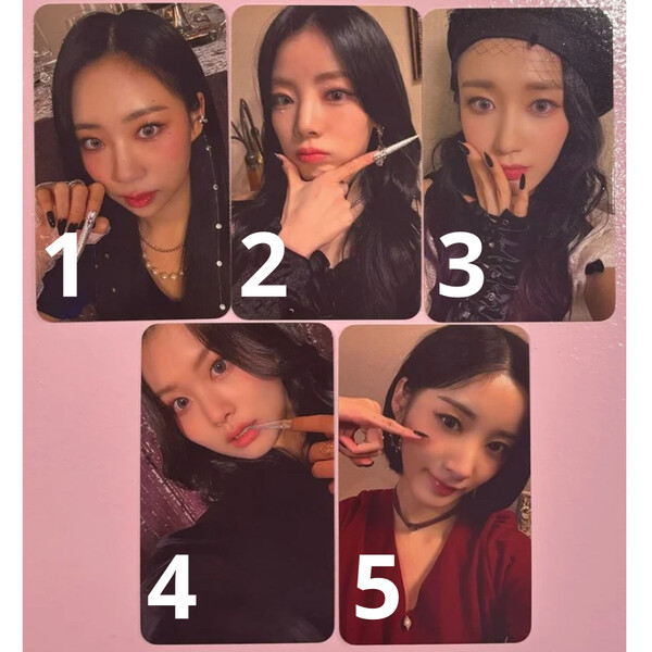 PURPLE KISS - PHOTOCARD OFICIAL - MEMEM APPLE MUSIC LUCKYDRAW 2