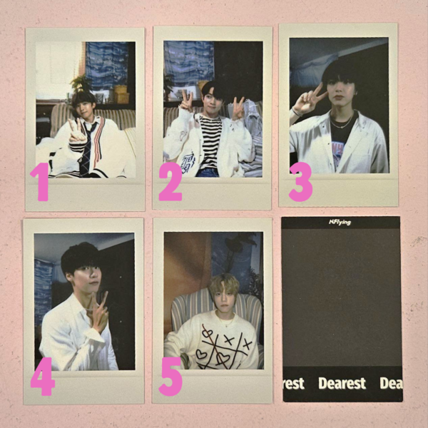 N.FLYING - PHOTOCARD OFICIAL - DEAREST - C VERSION - APPLEMUSIC