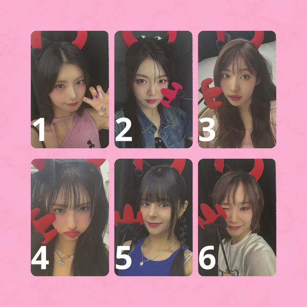 EVERGLOW - PHOTOCARD OFICIAL - ZOMBIE APPLE MUSIC LUCKYDRAW 2