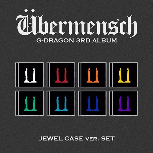 G-DRAGON - UBERMENSCH 3RD ALBUM JEWEL CASE VER- PRE-ORDER