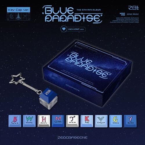 ZEROBASEONE - BLUE PARADISE 5TH MINI ALBUM KEY CAP VER- PRE-ORDER