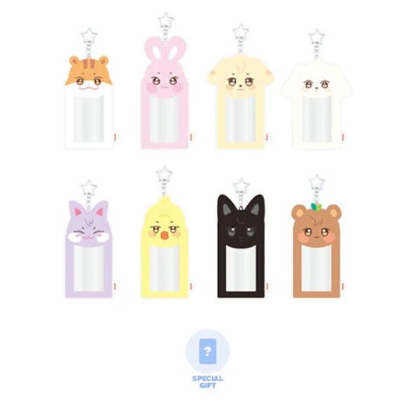 ANITEEZ PLUSH PHOTOCARD HOLDER KEYRING