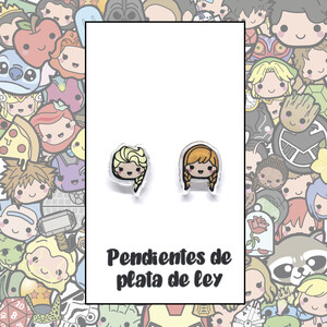 PENDIENTES - Frozen (Elsa y Anna)