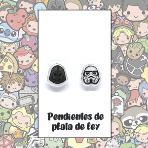 PENDIENTES - Star Wars (Darth Vader y Soldado)