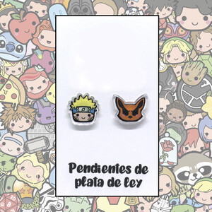 PENDIENTES - Naruto (Naruto y Kurama)