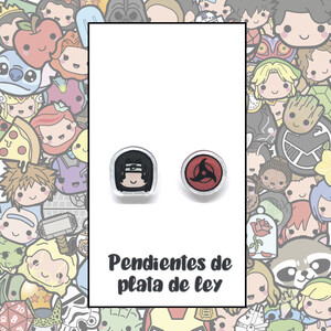 PENDIENTES - Naruto (Itachi y Sharingan)