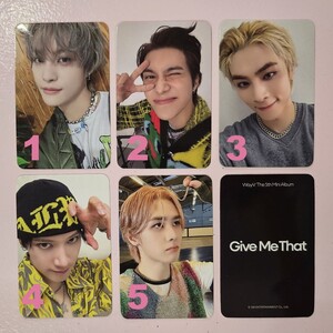 WAYV - PHOTOCARD OFICIAL - GIVE ME THAT APPLEMUSIC