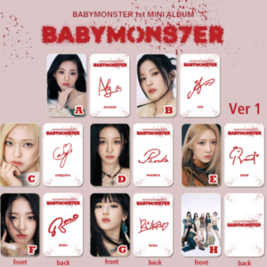 BABYMONSTER - PHOTOCARD OFICIAL - VER1. - YG