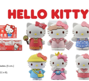 HELLO KITTY FIGURA VESTIDOS 7CM