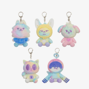 TXT - THE STAR CHAPTER : SANCTUARY OFFICIAL MD PPULBATU X SANCTUARY RAINBOW PLUSH KEYRING- PRE-ORDER