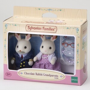 Sylvanian Families [CHOCOLATE RABBIT GRANDPARENTS]