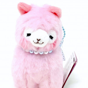 SMALL KEYRING PLUSH AMUSE - ALPACASSO WITH NECKLACE