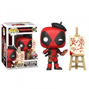 FIGURA POP- DEADPOOL AS FRENCH PAINTER- EXCLUSIVE
