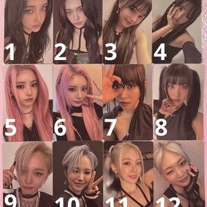 EVERGLOW - PHOTOCARD OFICIAL - ALL MY GIRLS- (INSIDE BLACK VER)