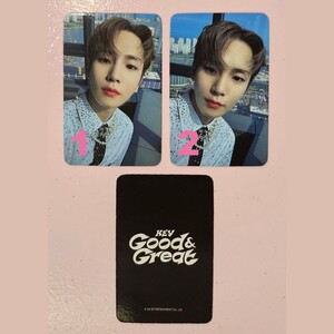 KEY - PHOTOCARD OFICIAL - GOOD & GREAT APPLEMUSIC