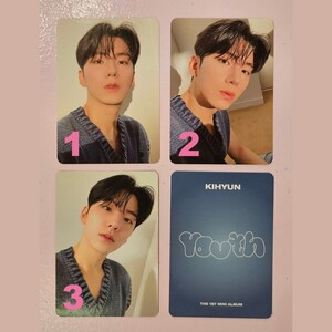 KIHYUN (MONSTA X) - PHOTOCARD OFICIAL - YOUTH APPLEMUSIC