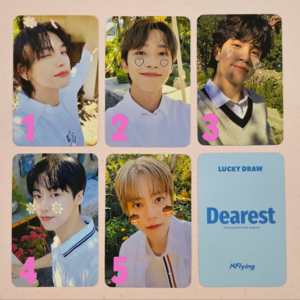 N.FLYING - PHOTOCARD OFICIAL - DEAREST - A VERSION - APPLEMUSIC