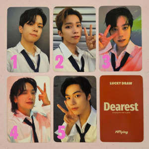 N.FLYING - PHOTOCARD OFICIAL - DEAREST - B VERSION - APPLEMUSIC