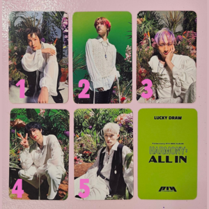 P1HARMONY - PHOTOCARD OFICIAL - HARMONY: ALL IN - A VERSION - APPLEMUSIC